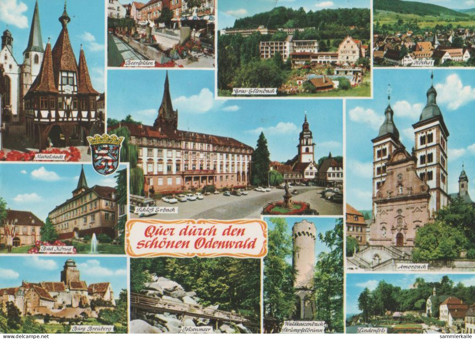 29161 - Odenwald - U.a. Burg Brauberg - Ca. 1985 - Odenwald