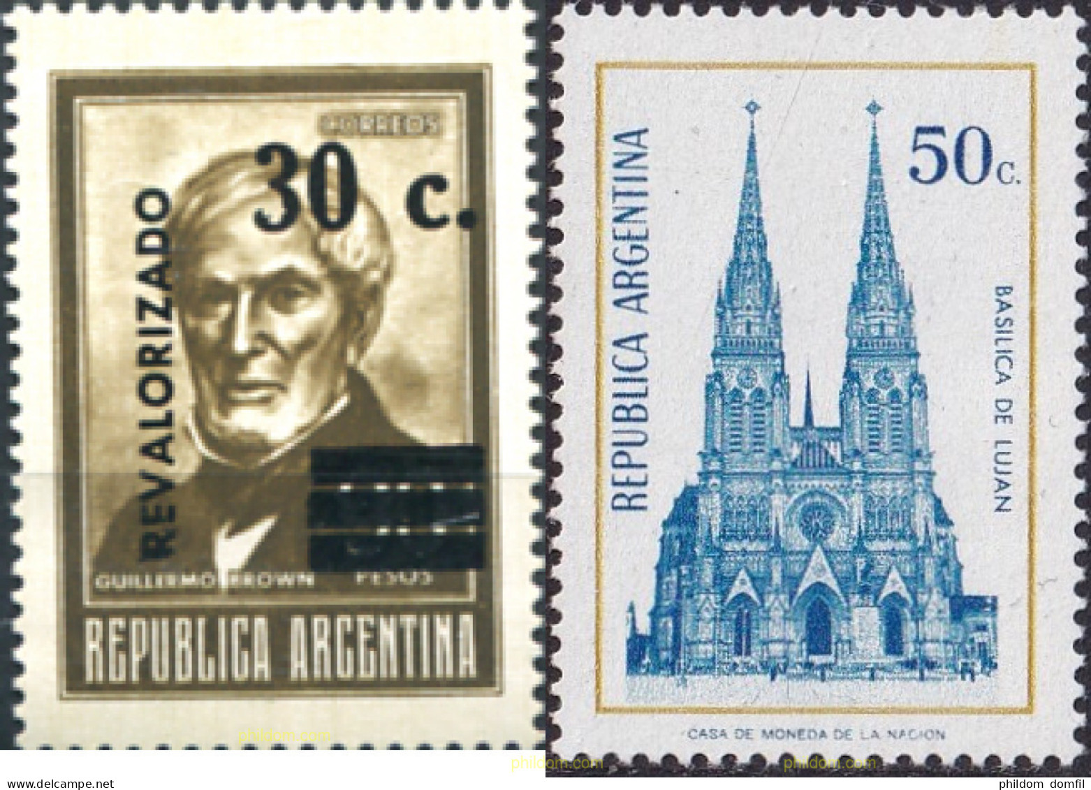 728790 MNH ARGENTINA 1975 SERIE CORRIENTE - Nuevos