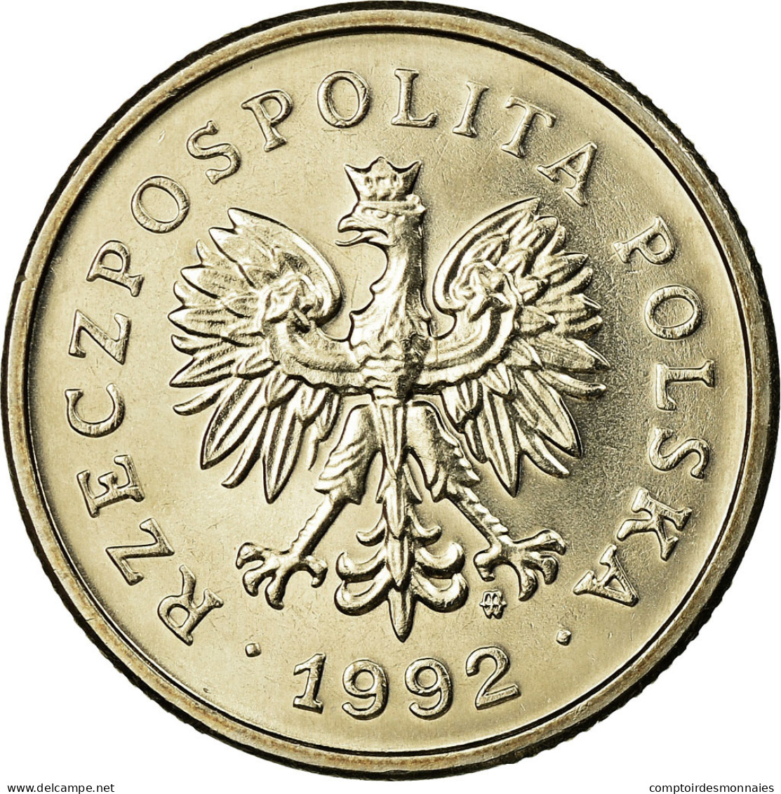 Monnaie, Pologne, Zloty, 1992, Warsaw, SPL, Copper-nickel, KM:282 - Poland