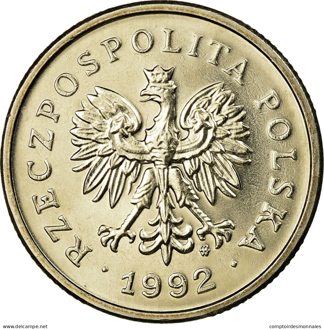 Monnaie, Pologne, Zloty, 1992, Warsaw, SPL, Copper-nickel, KM:282 - Pologne