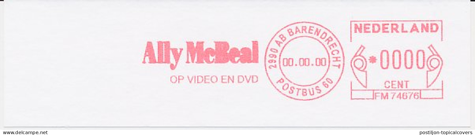 Meter Proof /Test Strip FRAMA Supplier Netherlands - Barendrecht Ally McBeal - Movie - Cinema