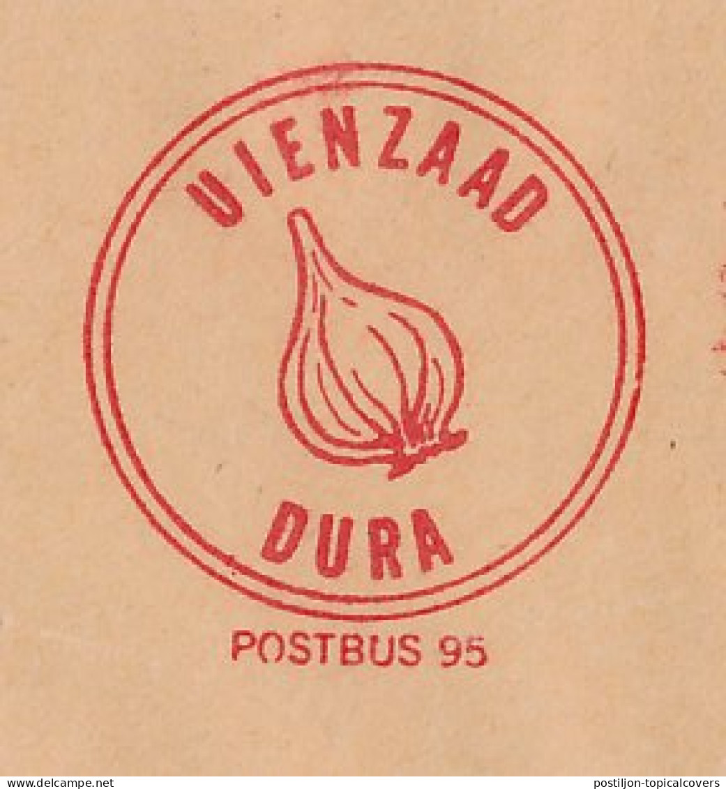 Meter Cover Netherlands 1972 Onion Seed - Agriculture