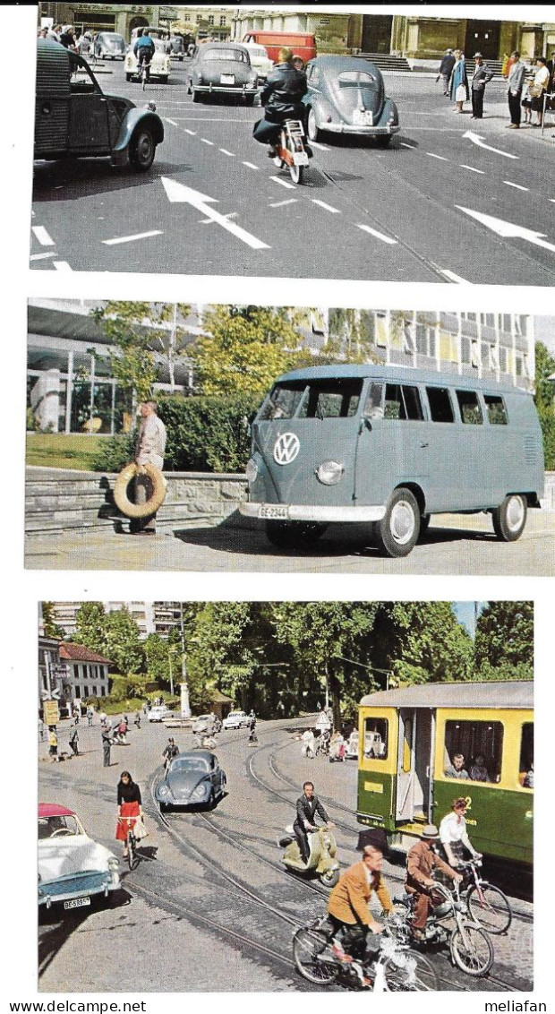 DM01 - IMAGE CHOCOLAT NESTLE - LA ROUTE VIVANTE - VW VOLKSWAGEN COCCINELLE - CAMIONETTE TRANSPORTER - Voitures