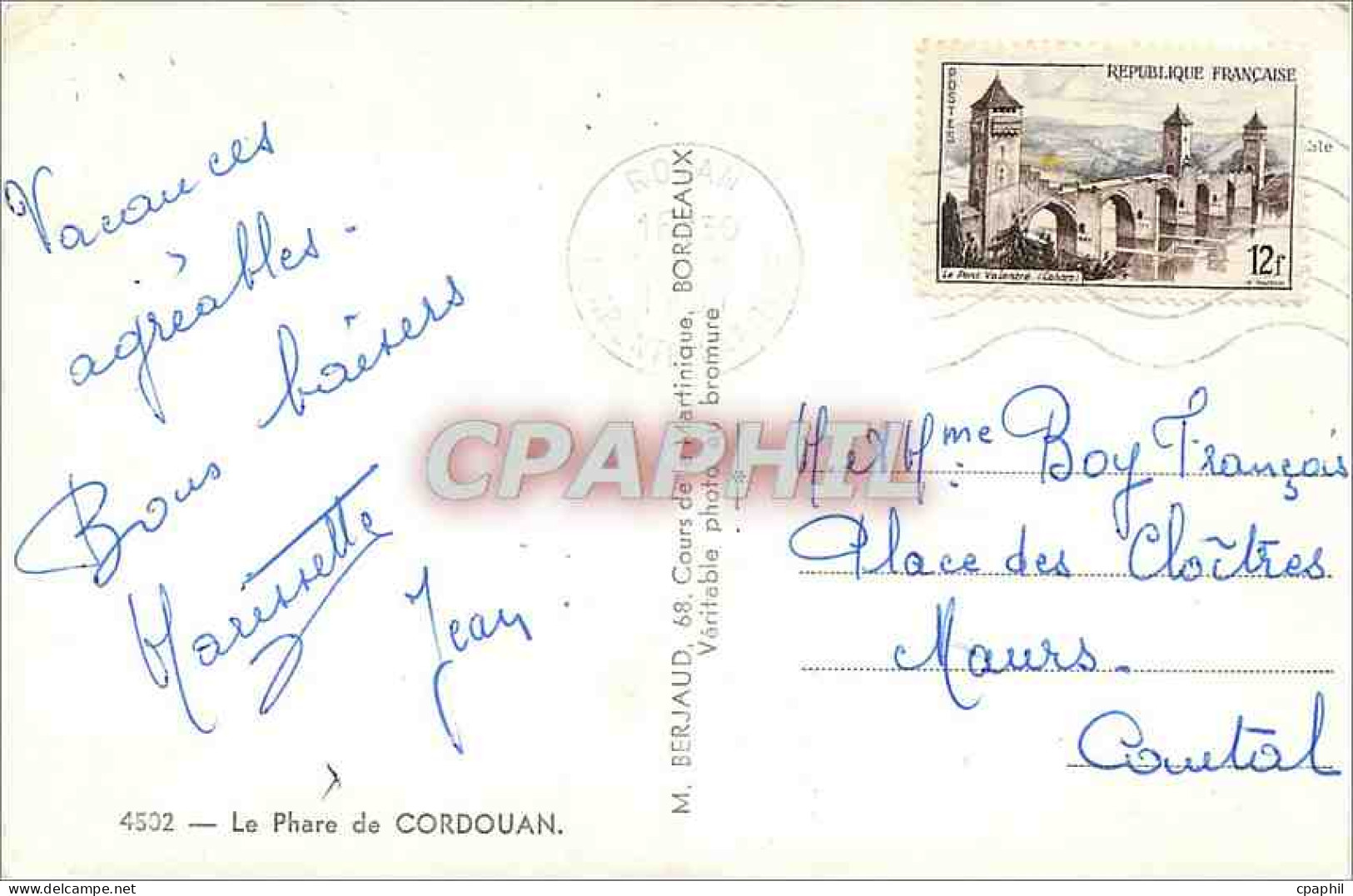 CPM Le Phare De Cordouan  - Lighthouses