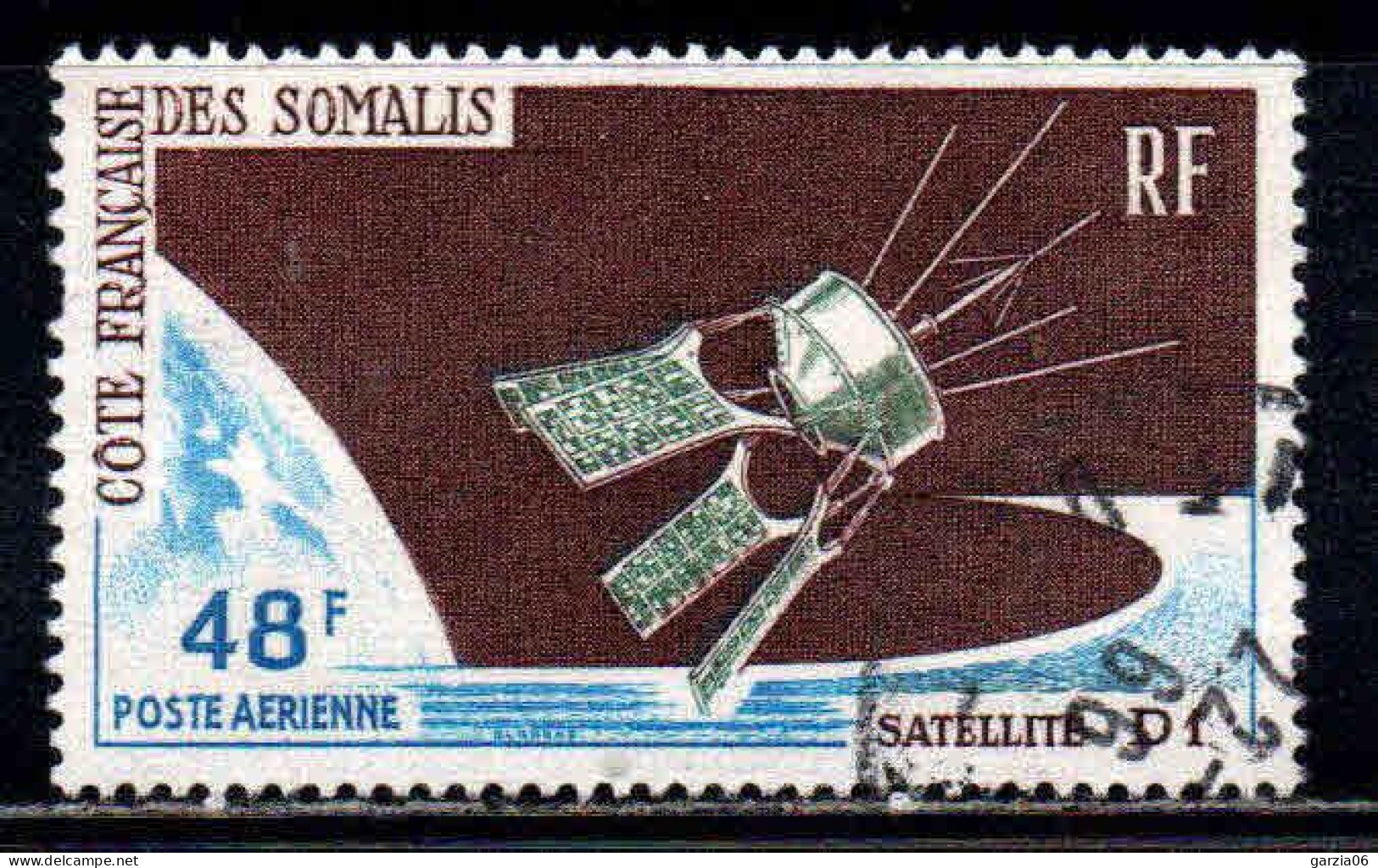 Cote Des Somalis  - 1966 - Satellite D1 -  PA 48 - Oblit - Used - Oblitérés
