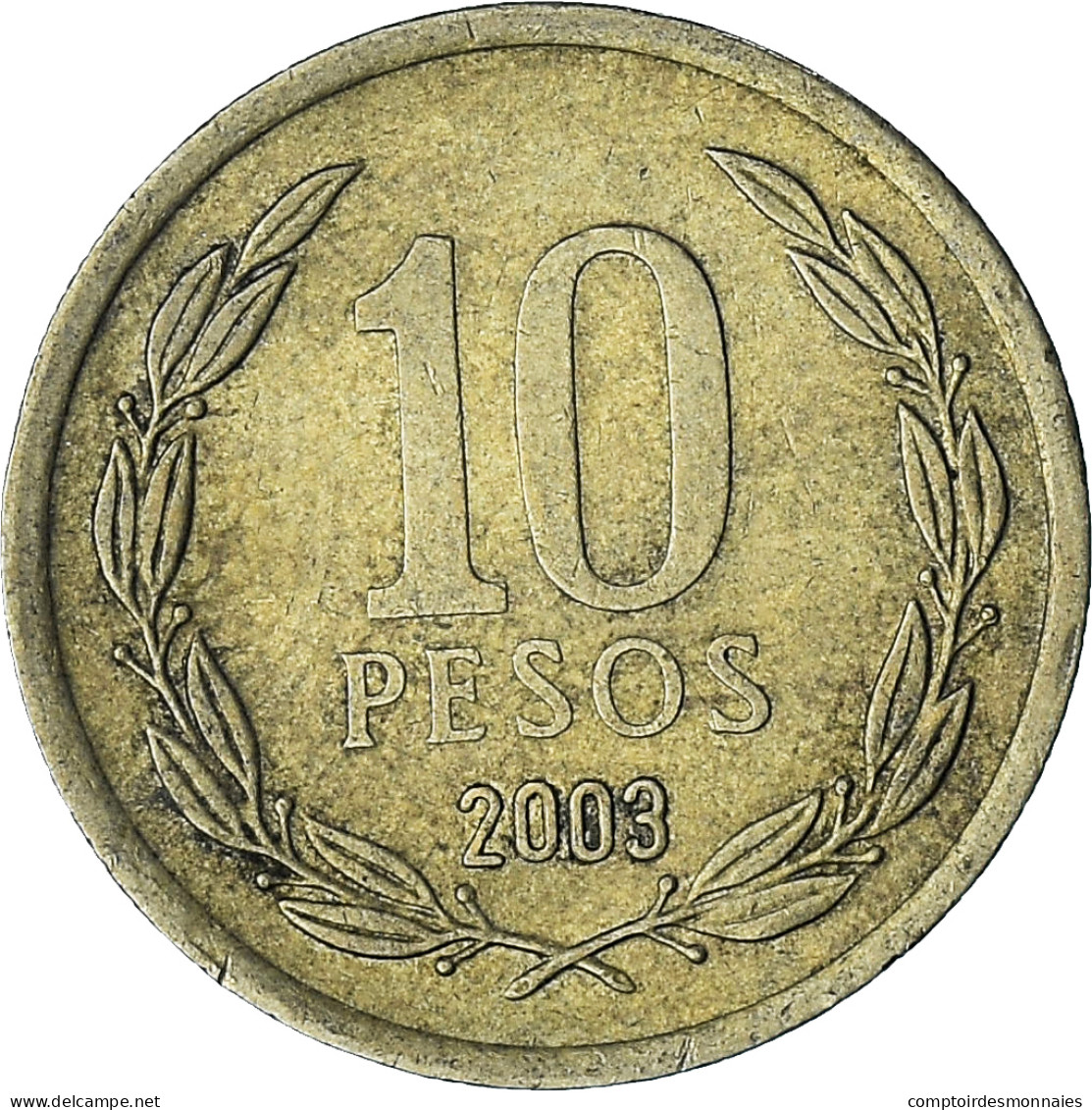 Chili, 10 Pesos, 2003 - Chili