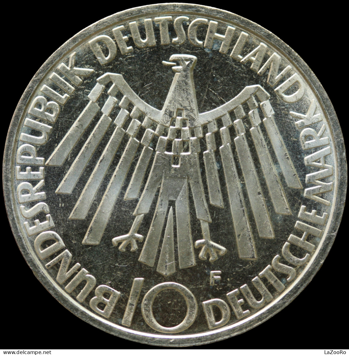 LaZooRo: Germany 10 Mark 1972 F PROOF Olympics - Silver - Commemorative