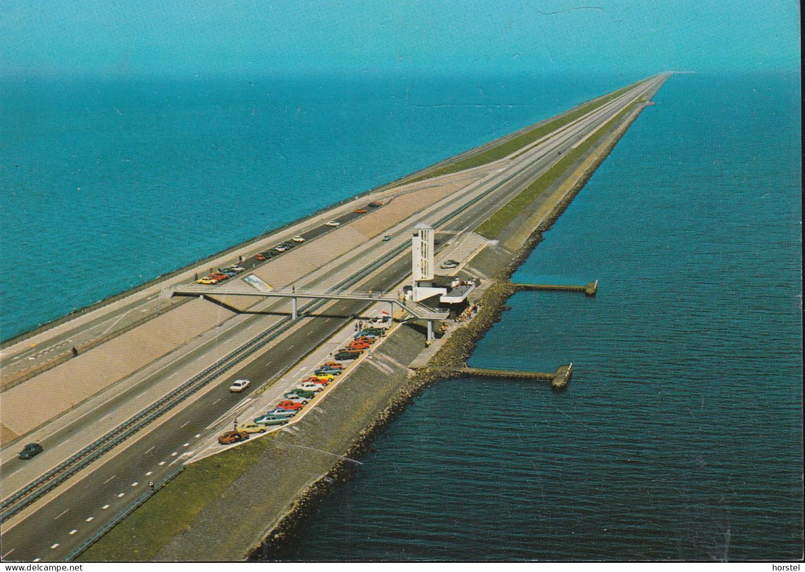 Netherland - Monument Afsluitdijk Holland - Zuiderzee - Friesland - Cars - VW Bus - Den Oever (& Afsluitdijk)