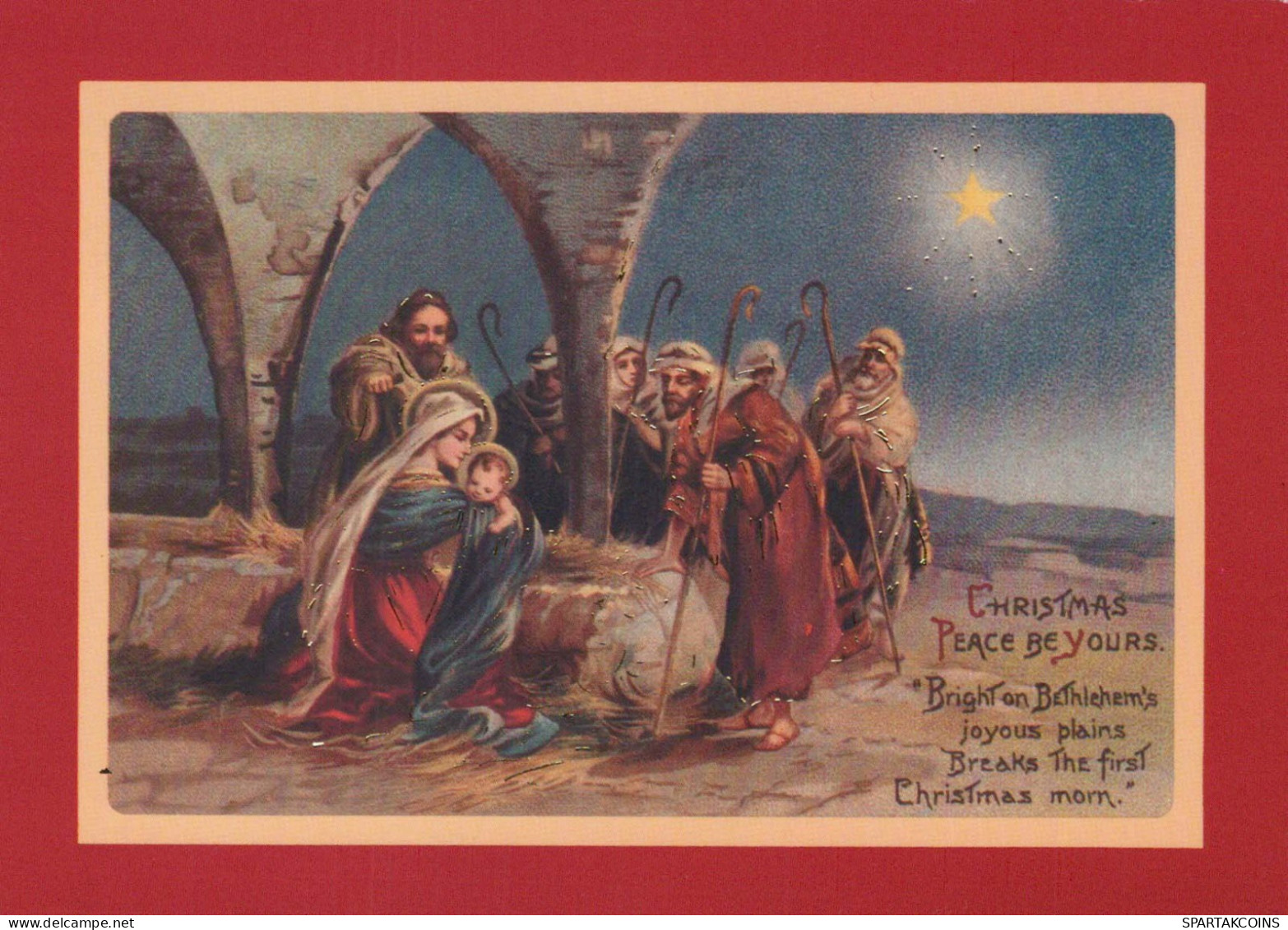 Virgen Mary Madonna Baby JESUS Christmas Religion #PBB663.GB - Vergine Maria E Madonne