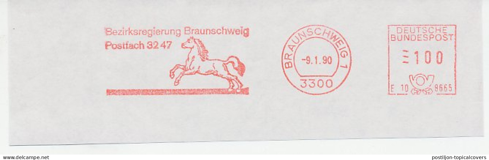 Meter Cut Germany 1990 Horse - Hippisme