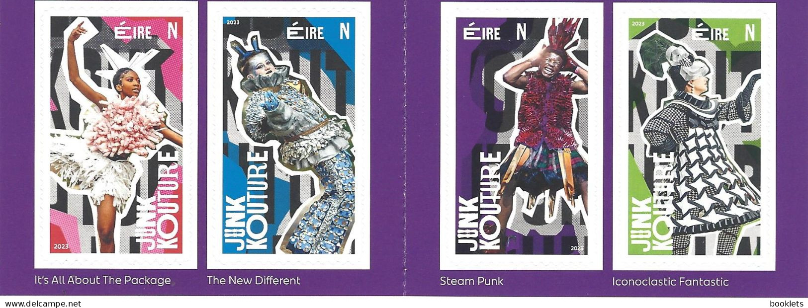 IRELAND, Booklet 249, 2023, Junk Couture (recycled Stuff) - Markenheftchen