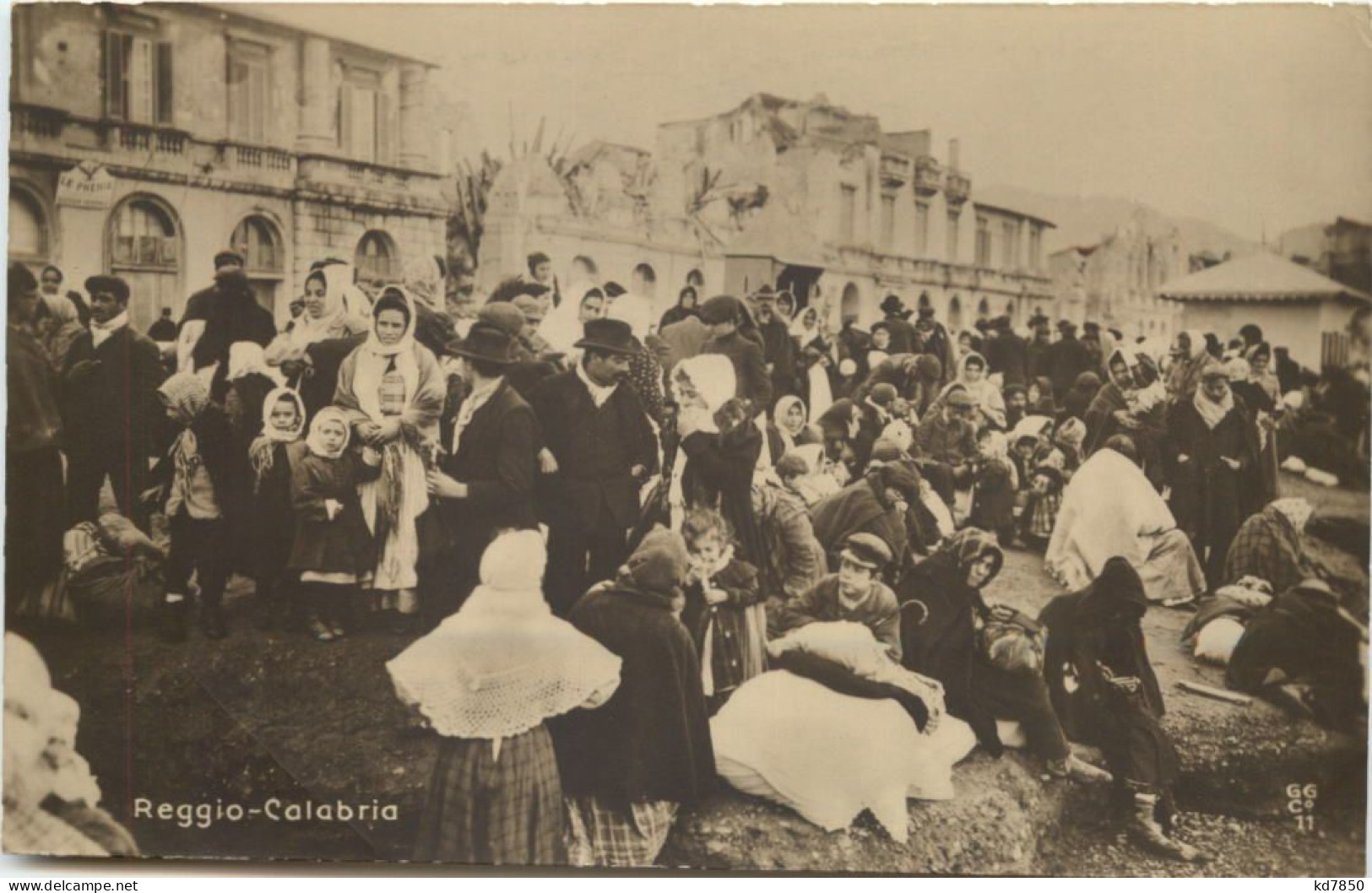 REggio Calabria Dopo Il Terremoto Del 1908 - Otros & Sin Clasificación