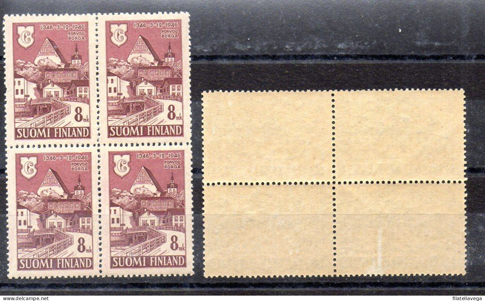 Finlandia Bloque De Cuatro Nº Yvert 317/18 ** - Unused Stamps