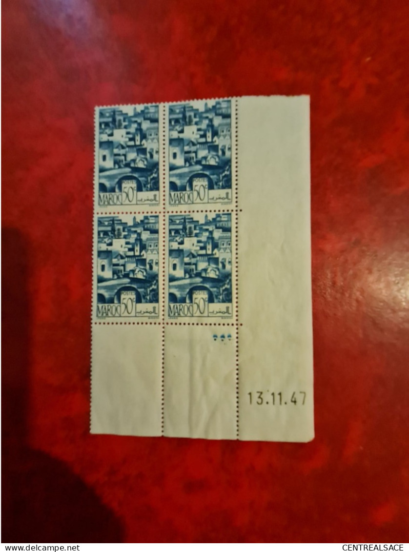 MAROC COIN DATE 13/11/1947  N° 249 - Unused Stamps