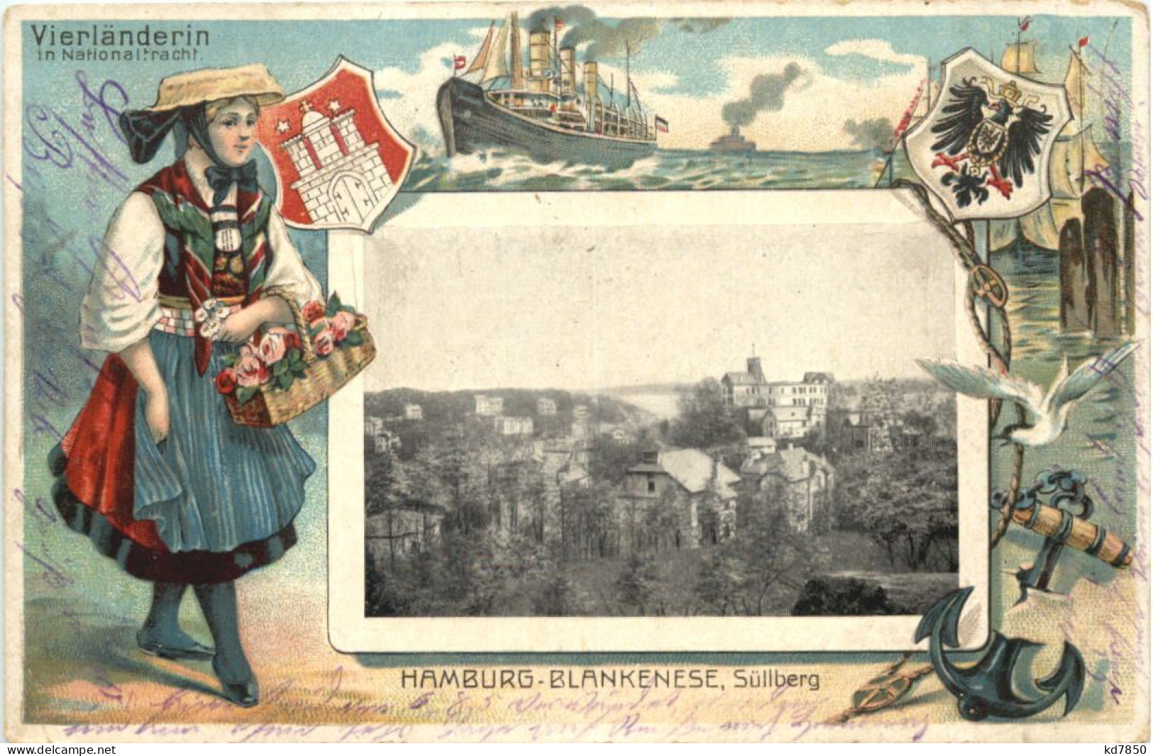 Hamburg-Blankenese - Litho - Blankenese