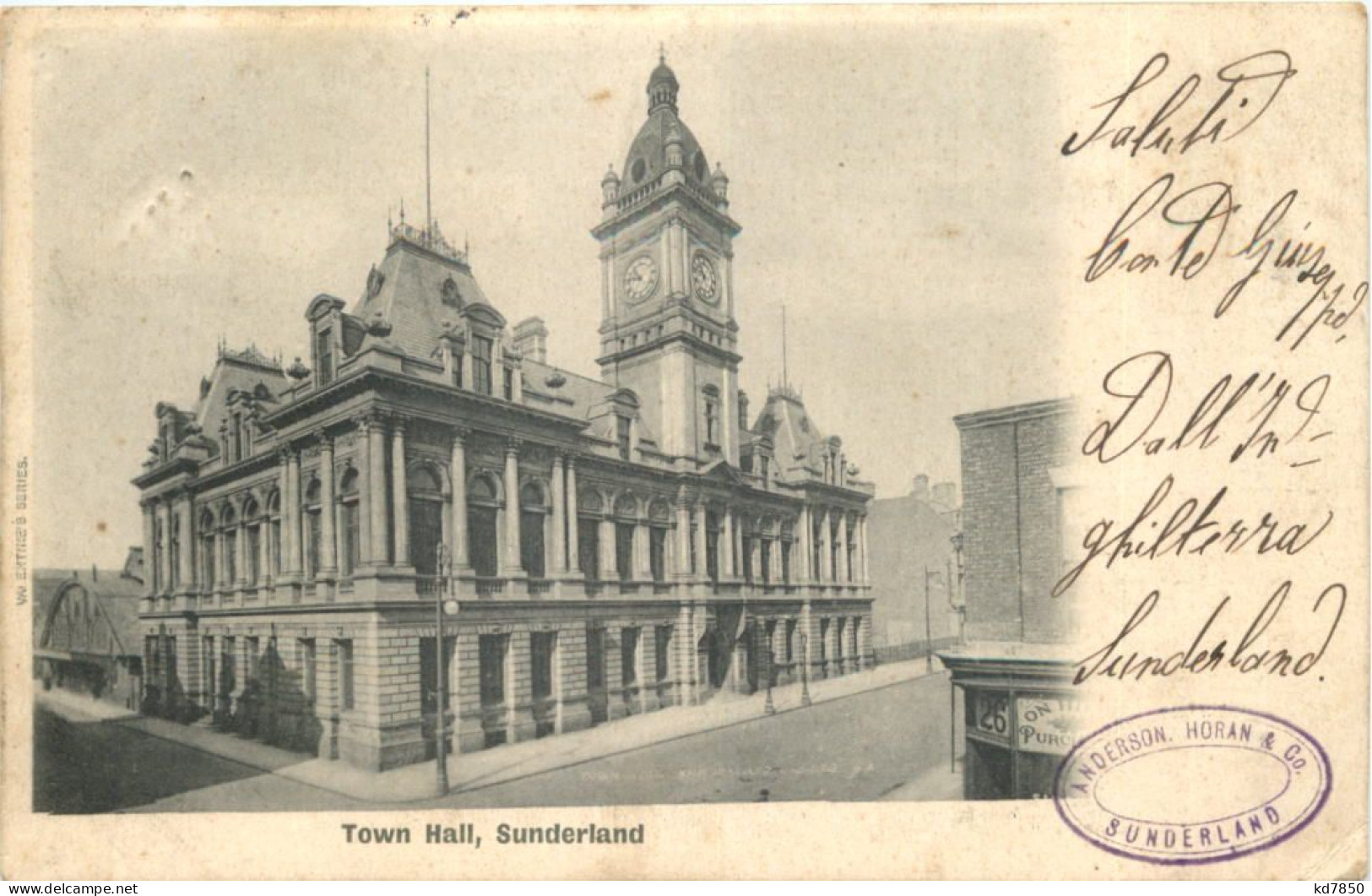 Sunderland - Town Hall - Autres & Non Classés