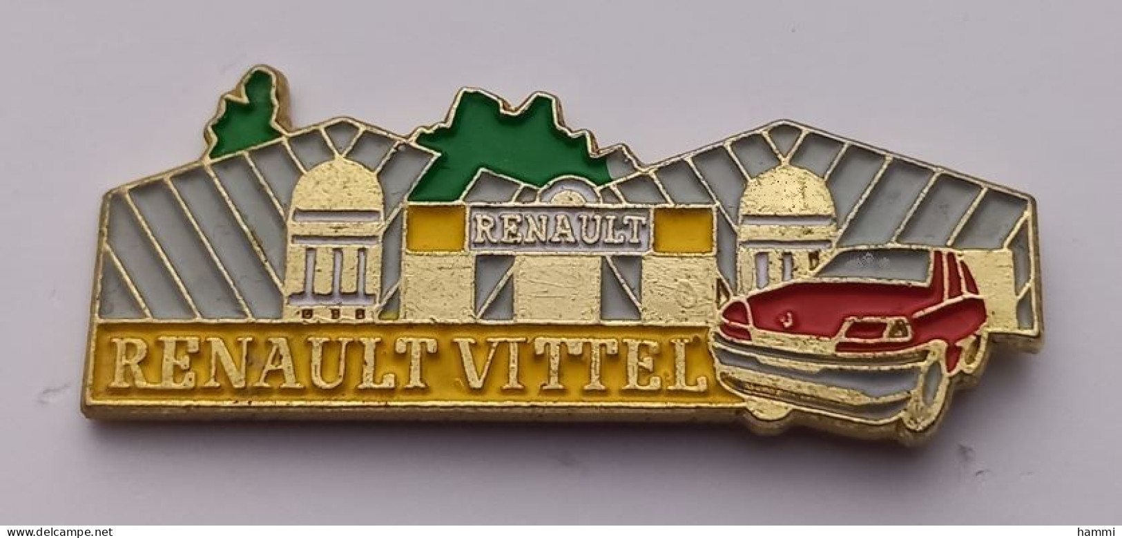 VF261 Pin's VITTEL VOSGES GARAGE RENAULT Achat Immédiat - Renault