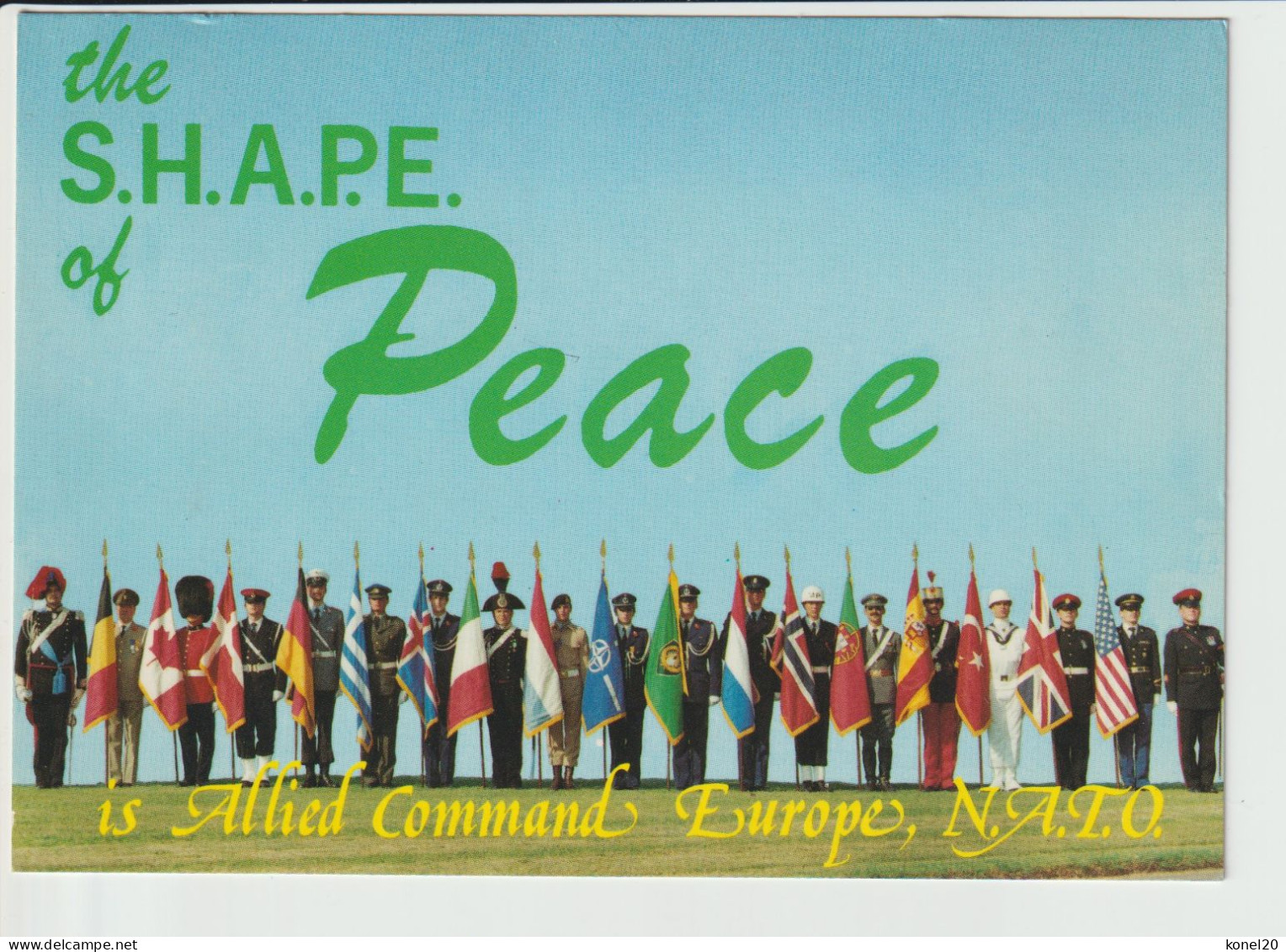 Vintage Pc Honour Guard S.H.A.P.E. Used By Nato- Otan - 1946-....: Moderne