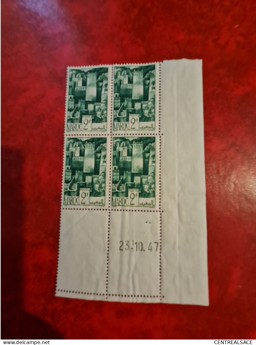 MAROC COIN DATE N° 253  DU 23/10/1947 - Unused Stamps