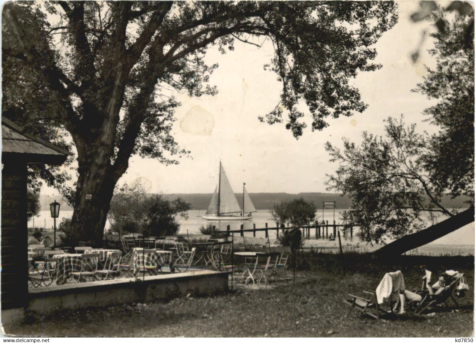 Herrsching Am Ammersee, Blick Vom Cafe Seewinkel - Herrsching