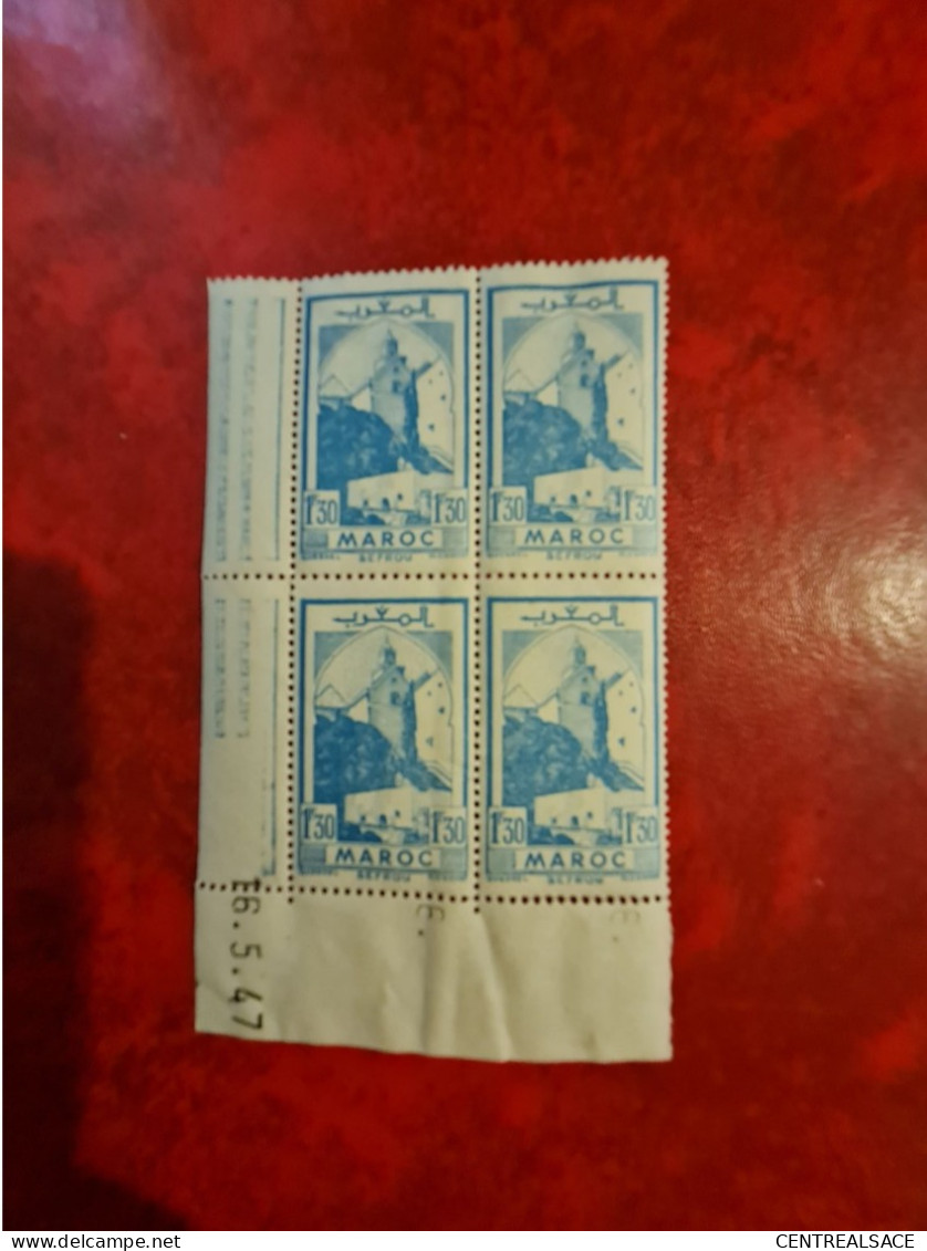 MAROC COIN DATE N° 228 A   DU 16/5/1947 - Unused Stamps