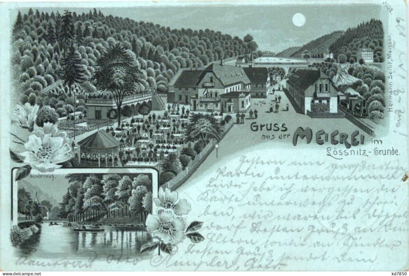 Gruss Aus Der Meierei Im Lössnitz Grunde - Radebeul - Litho - Radebeul