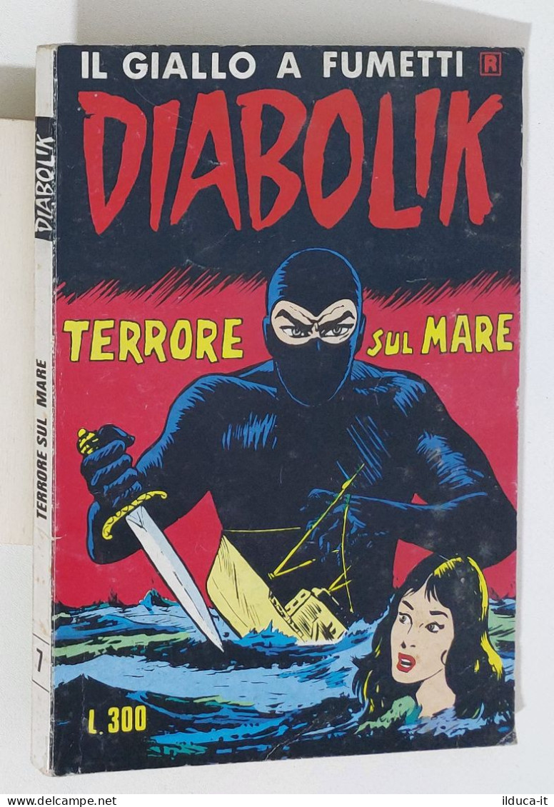 60921 DIABOLIK R Ristampa N. 7 - Terrore Sul Mare - Diabolik