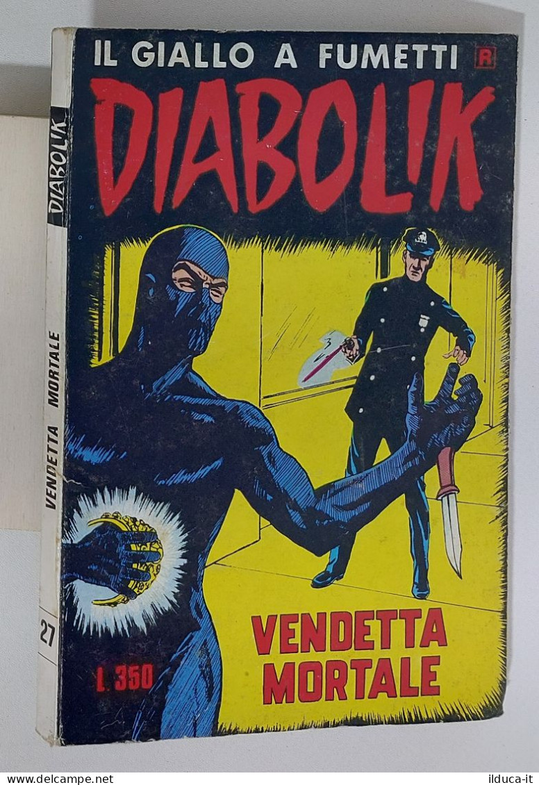 60929 DIABOLIK R Ristampa N. 27 - Vendetta Mortale - Diabolik