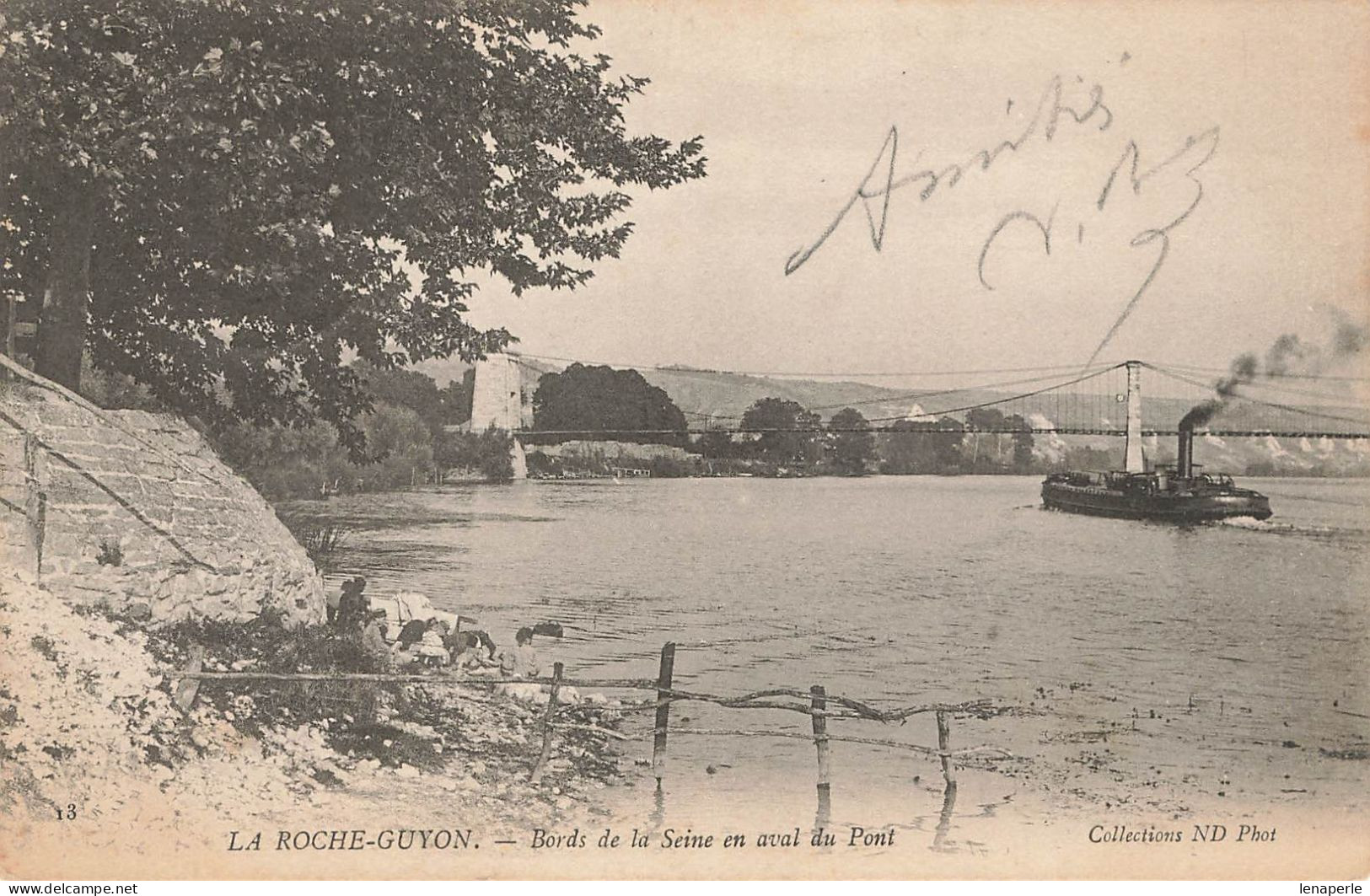 D4994 La Roche Guyon Bords De La Seine - La Roche Guyon