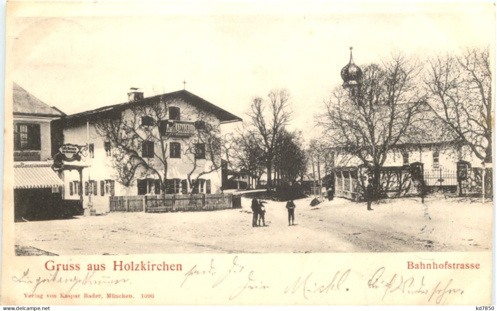 Gruss Aus Holzkirchen - Bahnhofstrasse - Miesbach