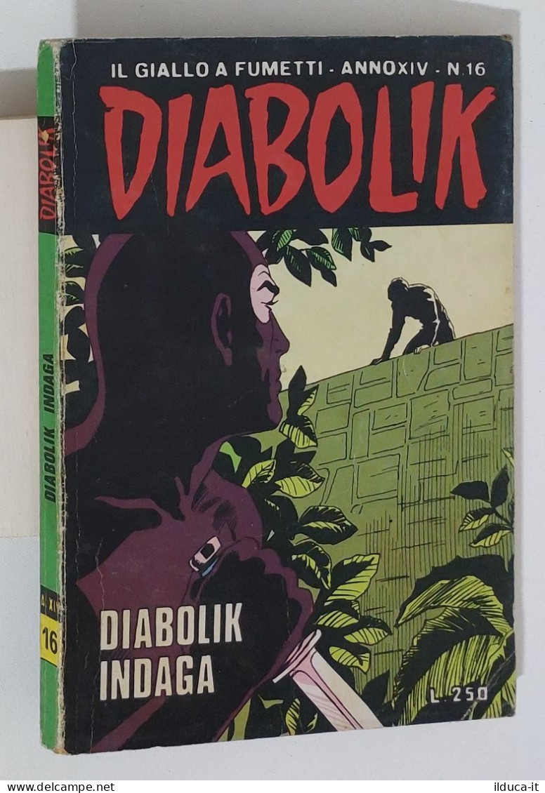 60934 DIABOLIK 1975 A. XIV N. 16 - Diabolik Indaga - Diabolik