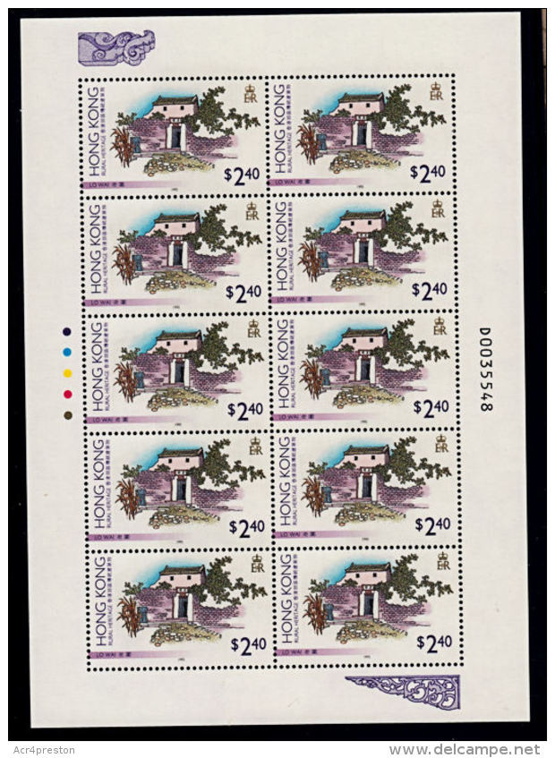 L0014 HONG KONG 1995, Traditional Rural Buildings, Souvenir Pack Complete - Unused Stamps