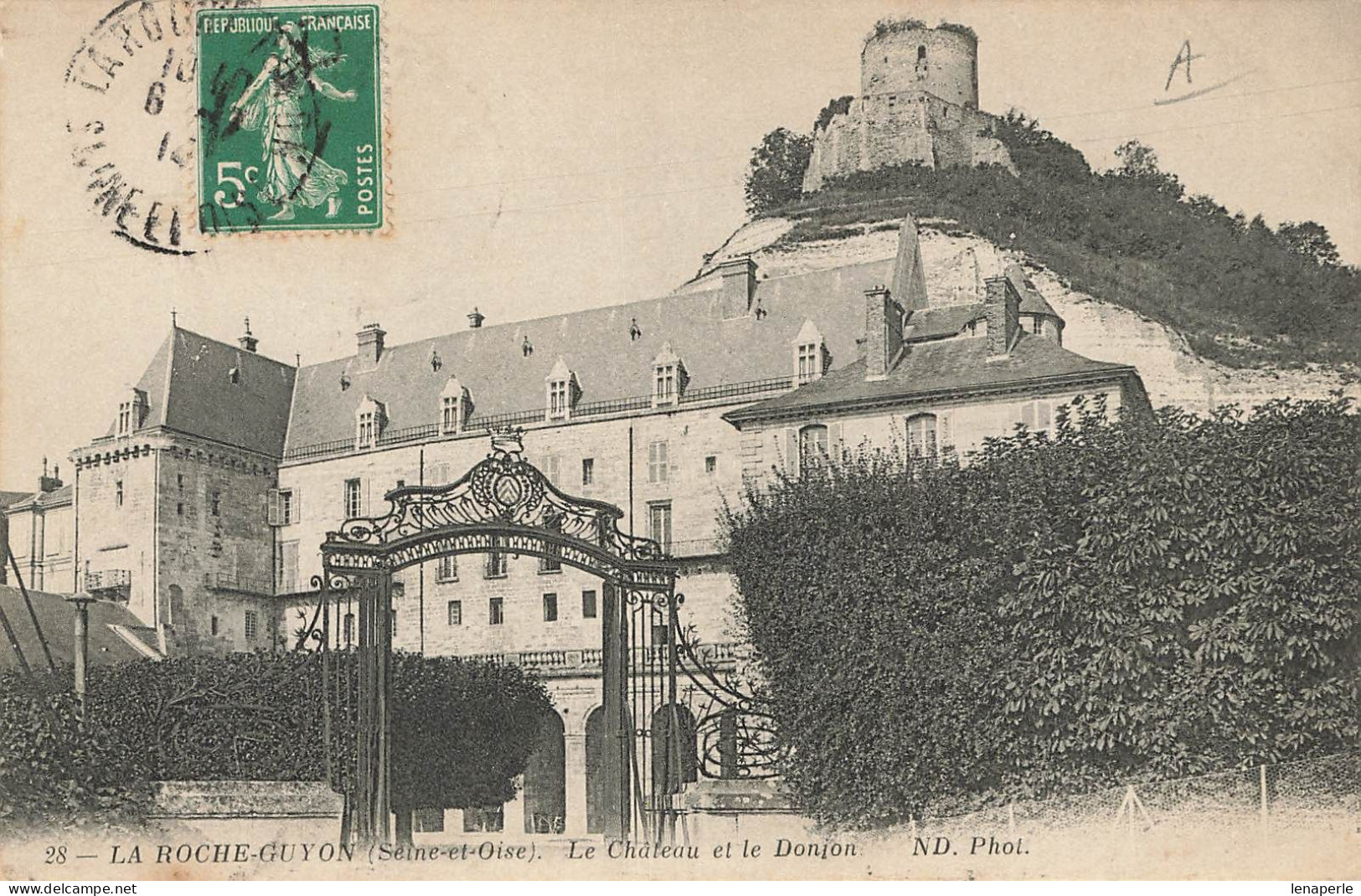 D4997 La Roche Guyon Le Chateau Et Le Donjon - La Roche Guyon