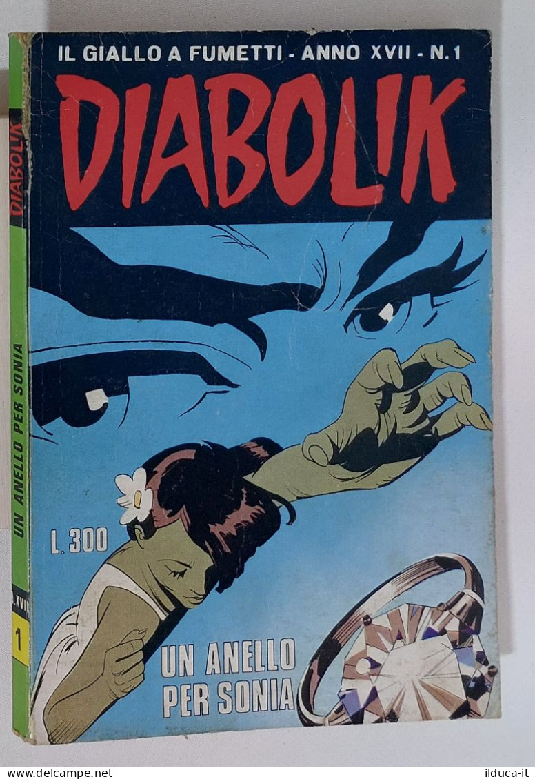 60953 DIABOLIK 1978 A. XVII N. 1 - Un Anello Per Sonia - Diabolik