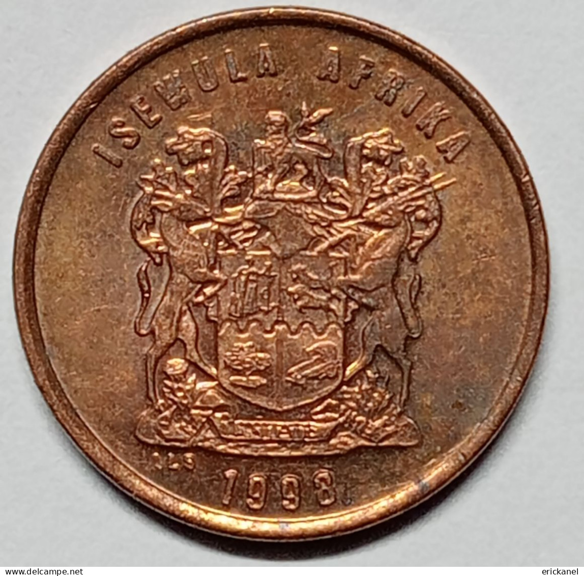 SOUTH AFRICA 1998 1 CENT - Sud Africa