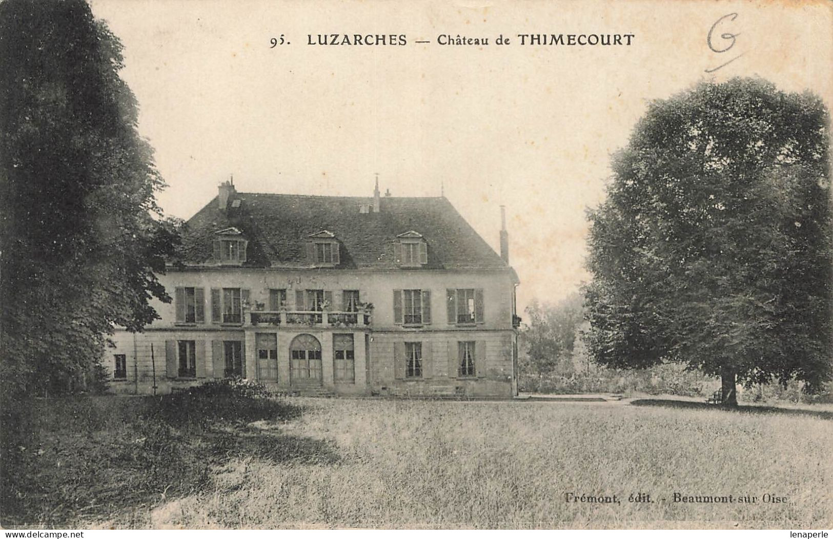 D5004 Luzarches Chateau De Thimecourt - Luzarches