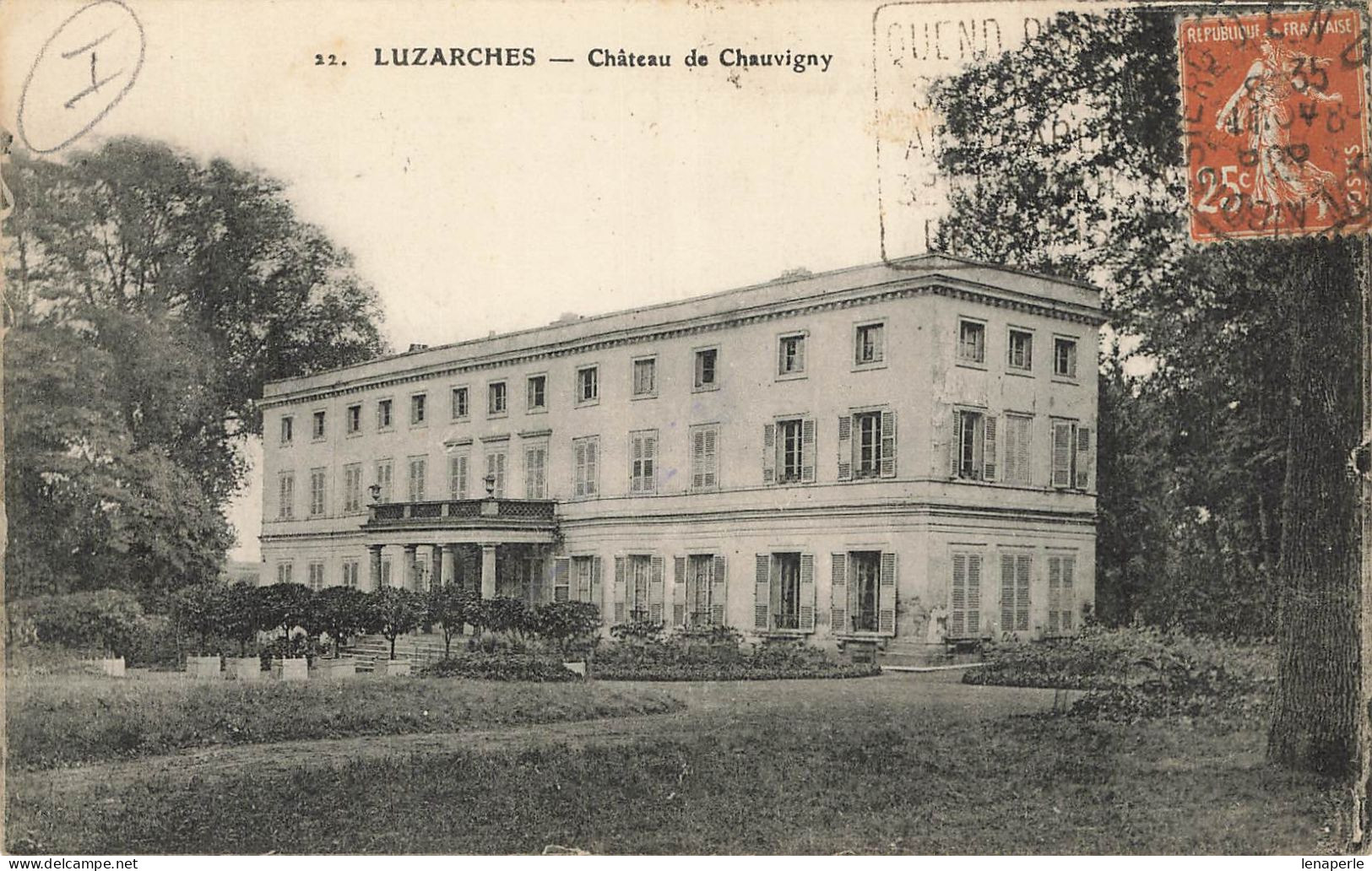 D5005 Luzarches Chateau De Chauvigny - Luzarches