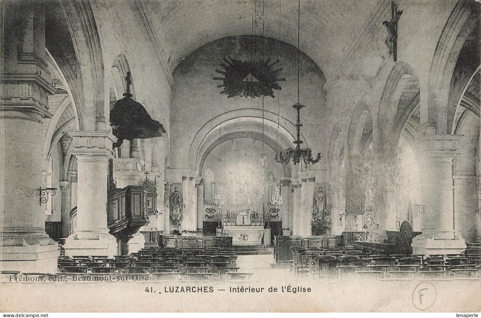 D5006 Luzarches Intérieur De L'église - Luzarches