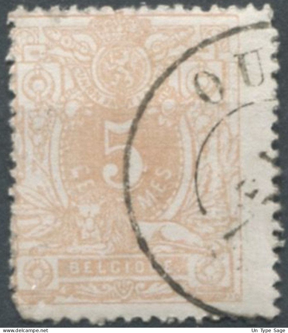 Belgique COB N°28 - Cachet (ambulant) OUEST - (F916) - Ambulantes