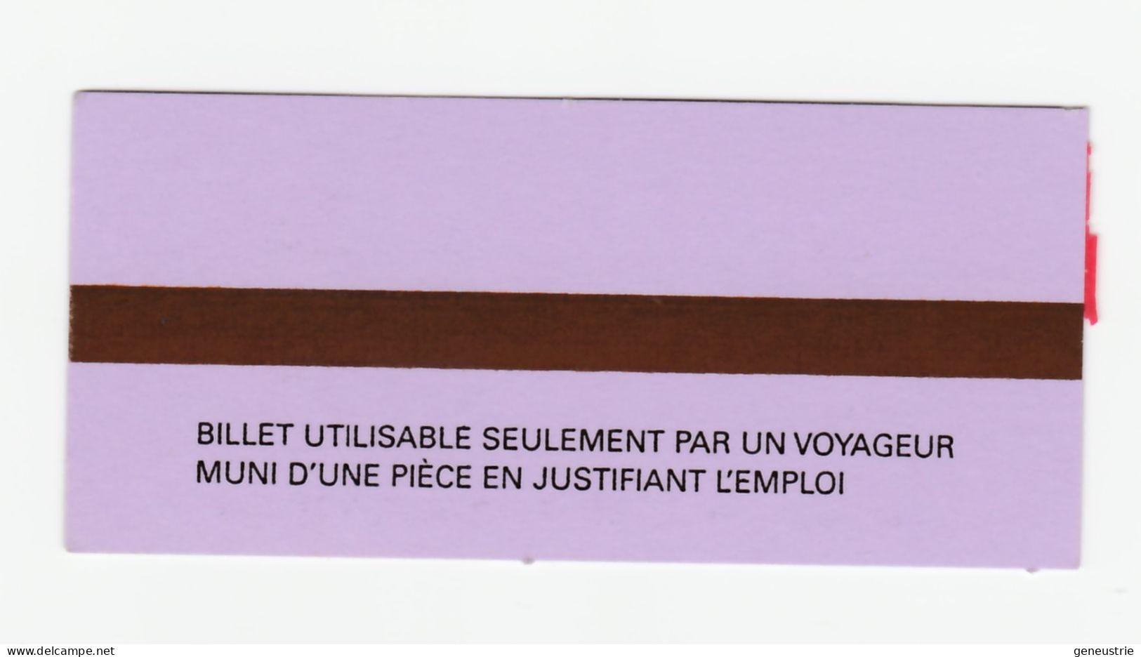 Ticket De Métro Spécial Neuf à Tarif Réduit 2003/2006 "Sapeur-pompiers De Paris" RATP/SNCF - Métropolitain De Paris - Europa