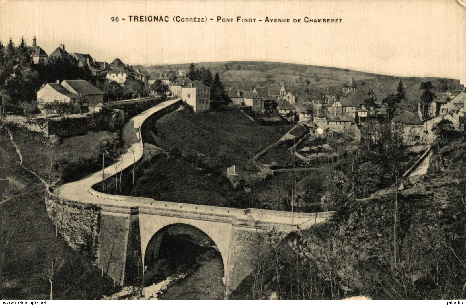 TREIGNAC PONT FINOT AVENUE DE CHAMBERET - Treignac