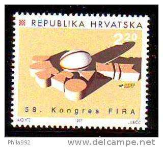 Croatia 1997 Y Sport Rugby Congress FIRA Mi No 419 MNH - Kroatien