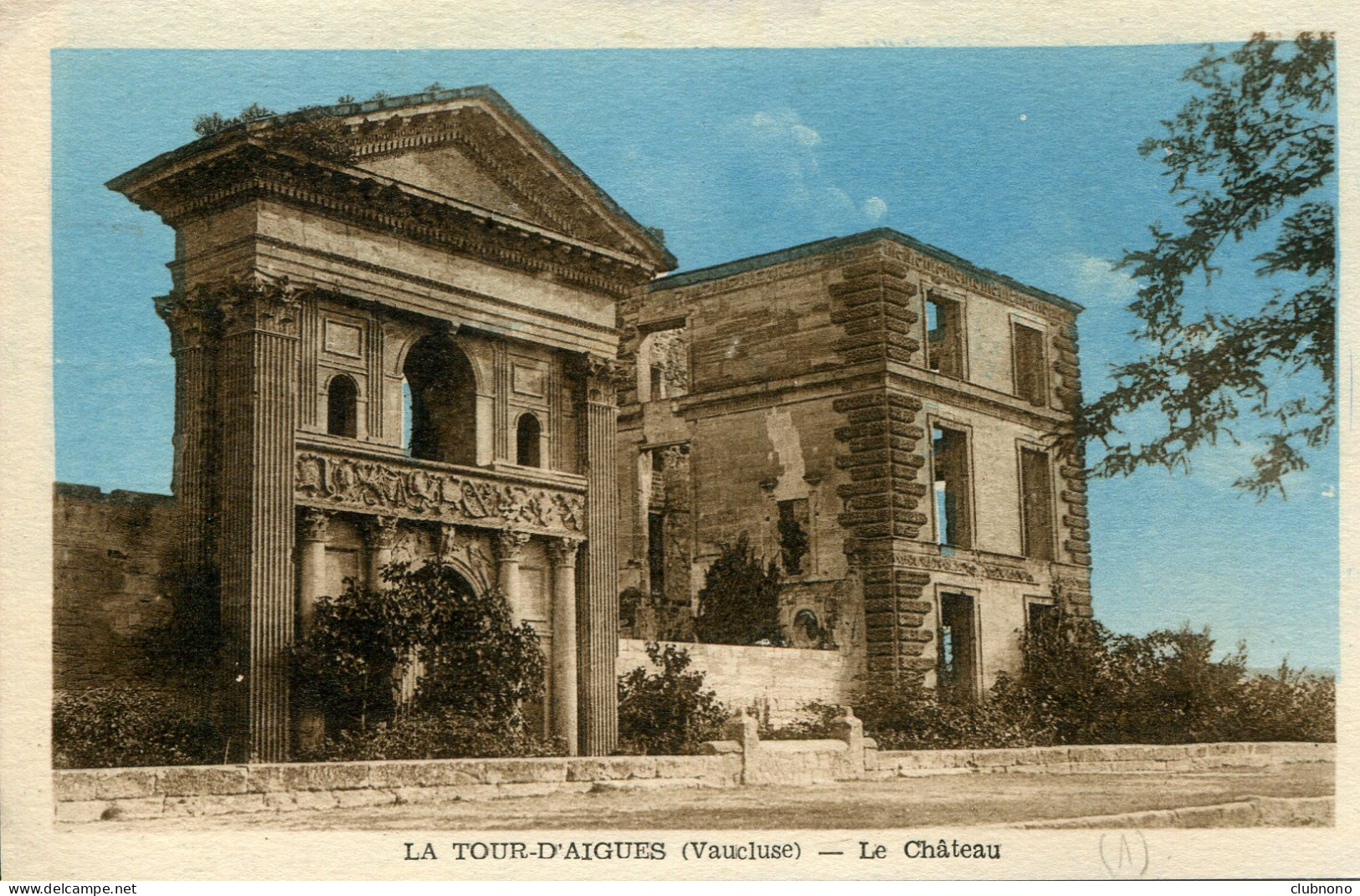 CPA -  LA TOUR-D'AIGUES - LE CHATEAU (2) - La Tour D'Aigues