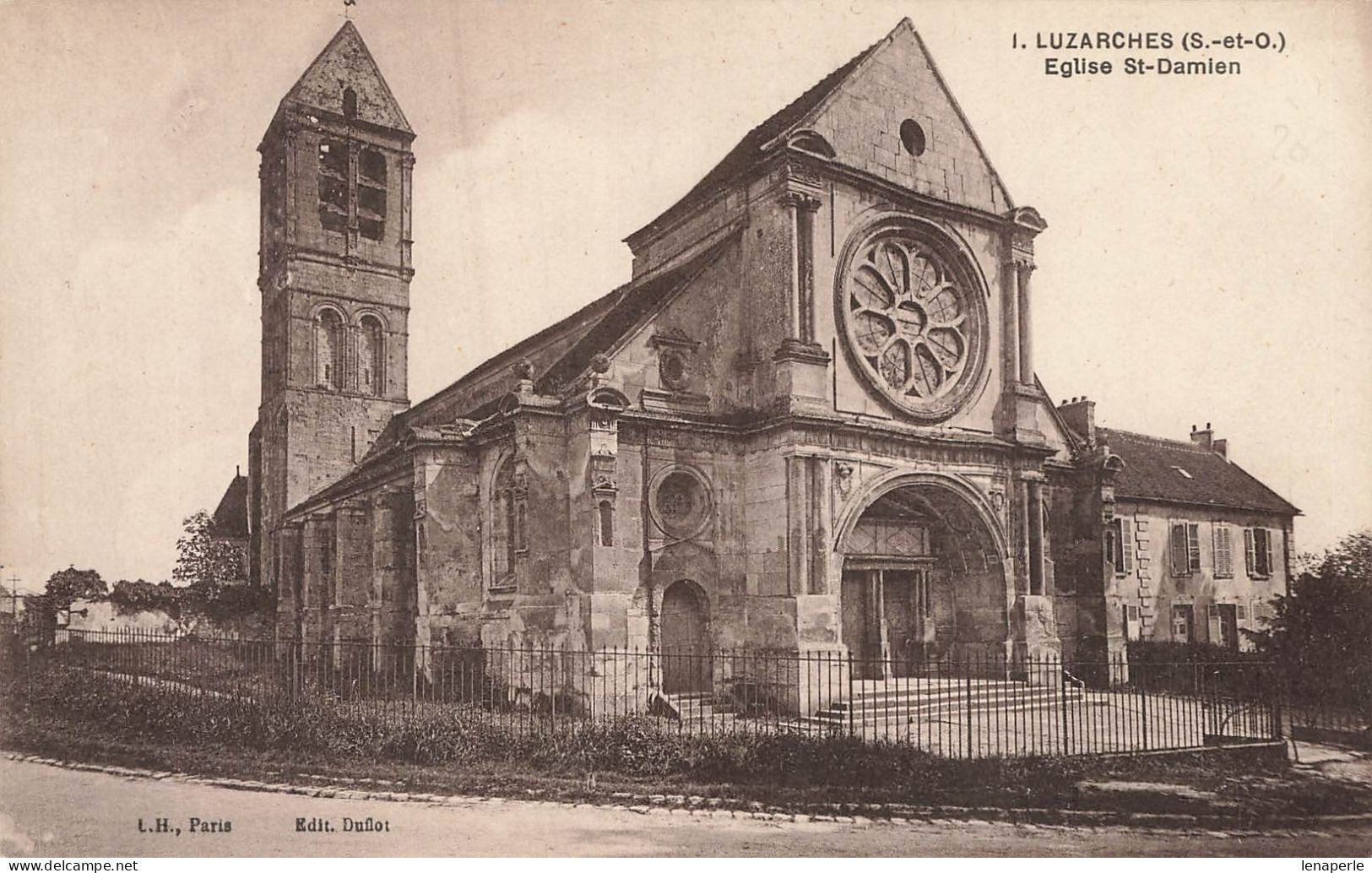 D5011 Luzarches église St Damien - Luzarches