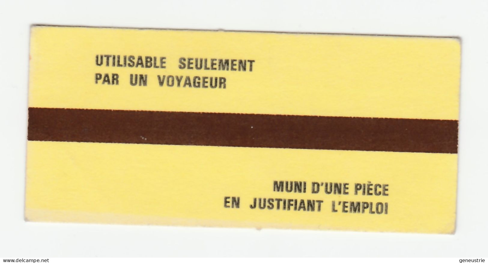 Ticket De Métro Spécial Neuf à Tarif Réduit Années 90 "Sapeur-pompiers De Paris" RATP - Métropolitain De Paris - Europa