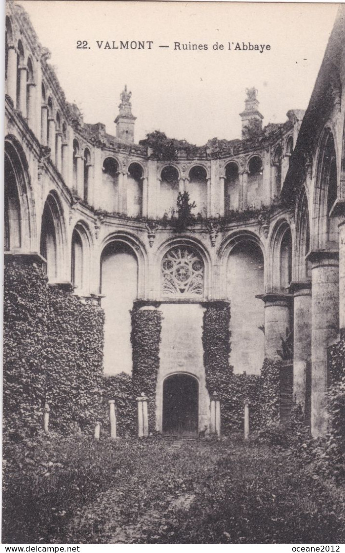 [76] Seine Maritime . Valmont. Ruines De L'abbaye - Valmont