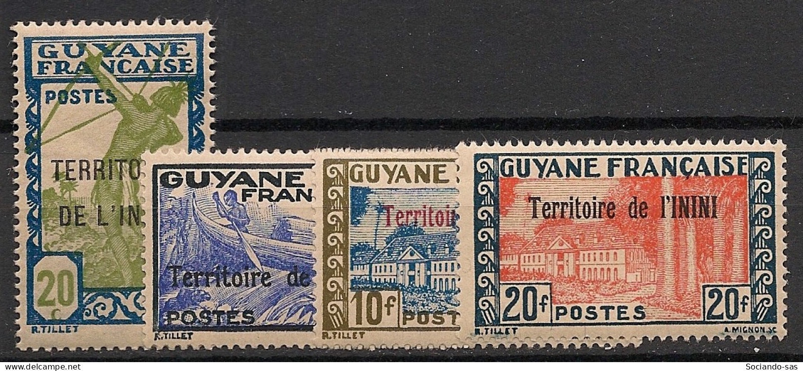 ININI - 1944 - N°YT. 53 à 56 - Série Complète - Neuf Luxe ** / MNH / Postfrisch - Unused Stamps