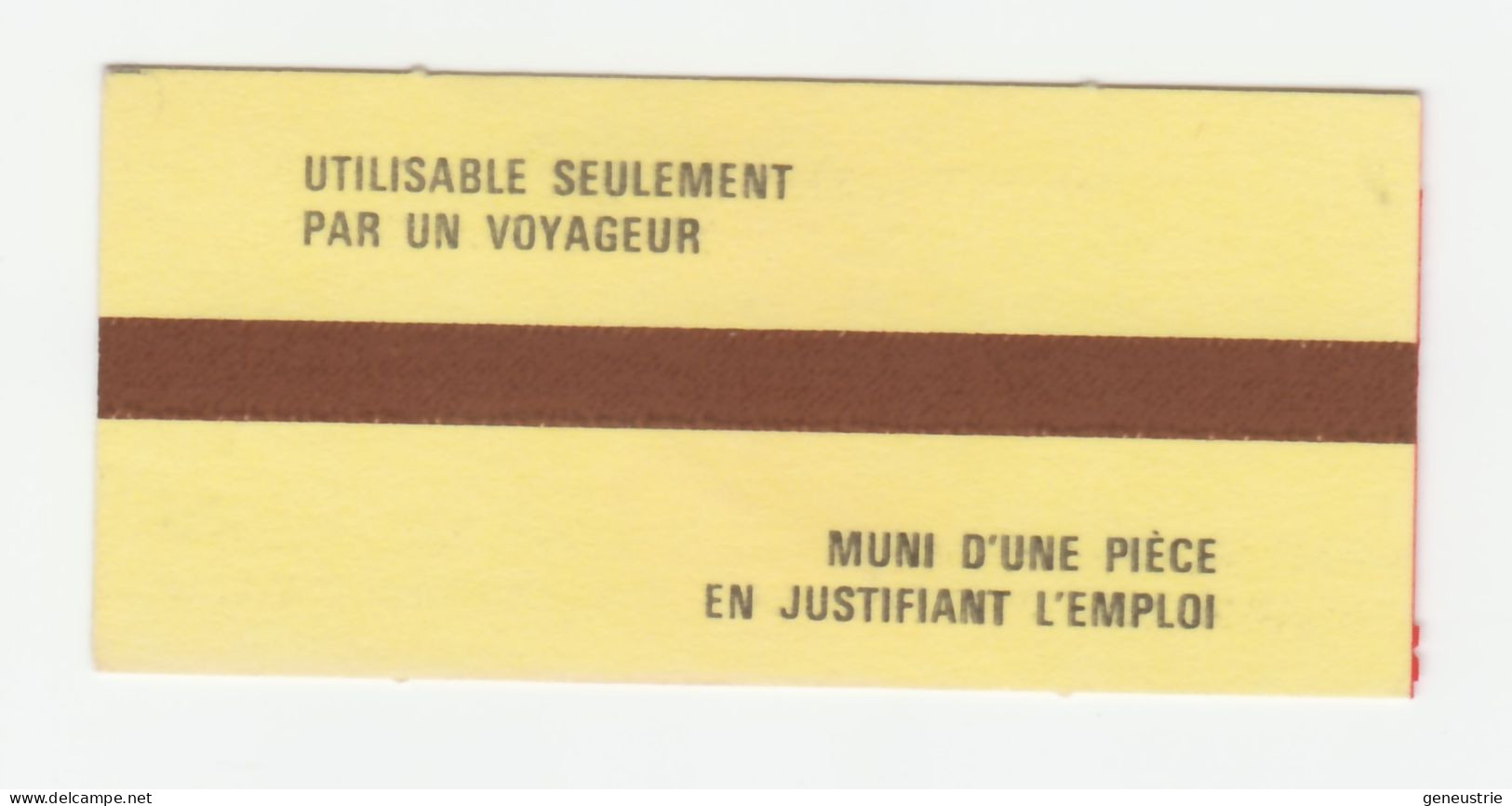 Ticket De Métro Spécial Neuf à Tarif Réduit Années 90 "Sapeur-pompiers De Paris" RATP - Métropolitain De Paris - Europe