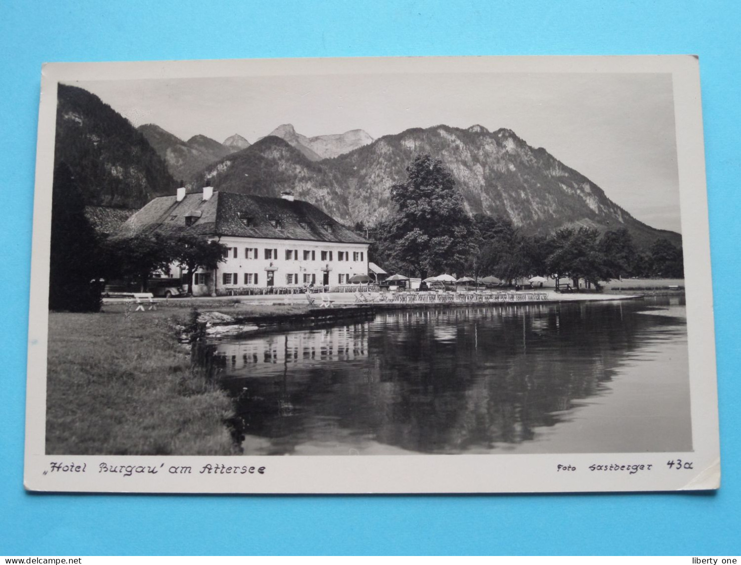 Hotel BURGAU Am Attersee ( Edit.: Foto ...astberger - Nr. 43a ) Anno 1954 ( See / Voir Scans ) ! - Attersee-Orte