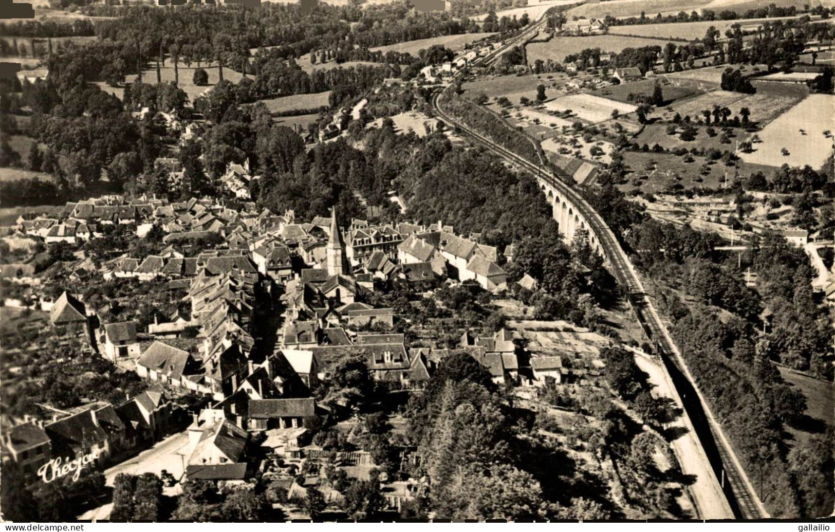 PIERRE BUFFIERE VUE GENERALE AERIENNE - Pierre Buffiere